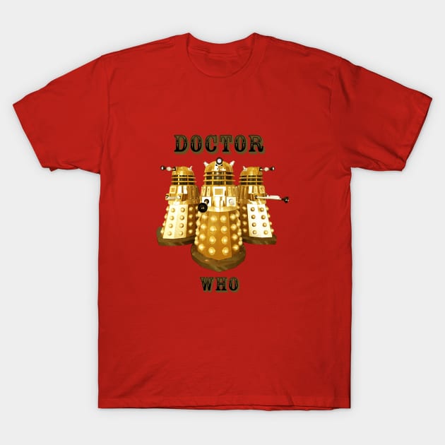 The Dalek Doctor T-Shirt by Nurmaladewi